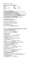 English Worksheet: Revision exercises for Enterprise Plus - units 1-2