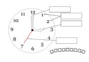 English worksheet: The Clock