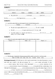 English Worksheet: Past simple