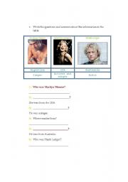 English worksheet: Famous Artists