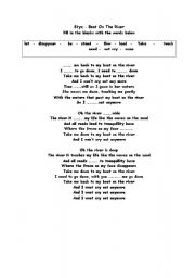 English Worksheet: BOAT ON THE RIVER