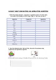 Comparatives and Superlatives adjectives