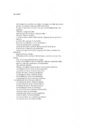 English Worksheet: The Love