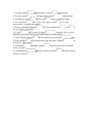 English worksheet: CONDITONAL SENTENCES