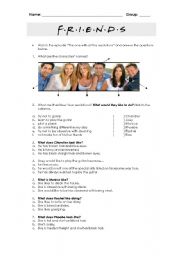 English Worksheet: Friends - The one with all the resolutions 