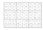 English Worksheet: Vowel - clothing items - bingo