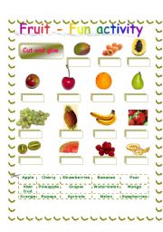 Fruit - Fun activity