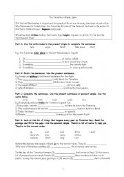 English Worksheet: present simple review