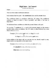 English worksheet: Conditional