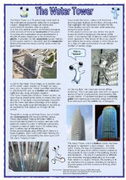 English Worksheet: The Water Tower (27.08.08)