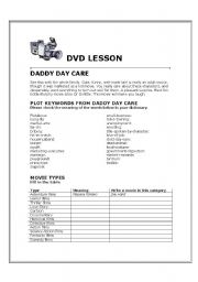 English Worksheet: Daddy Day Care