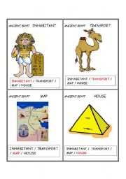 English Worksheet: Ancient civilizations  GAME     Set  3 /  5