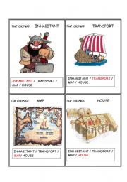 English Worksheet: Ancient civilizatios  VIKINGS  Set  4/ 5