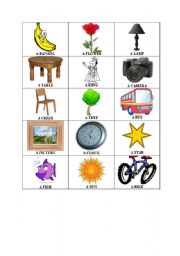 English Worksheet: Random Things