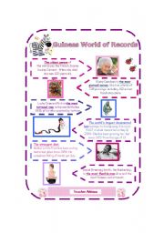 English Worksheet: Guiness World Records