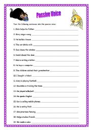 English Worksheet: Passive Voice (28.08.08)