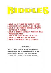 RIDDLES