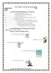 English worksheet: relative clauses and  some grammatical patterns