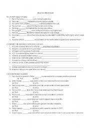 English Worksheet: Relative Pronouns