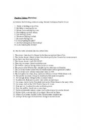 English Worksheet: Passive voice