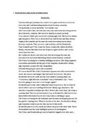 English Worksheet: Readerella