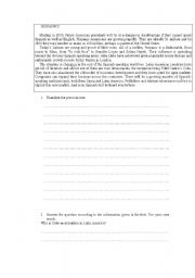 English Worksheet: Hispanics