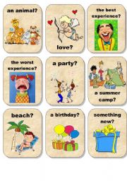 English Worksheet: After summer holiday