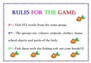 English Worksheet: Fishing Game