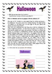 English Worksheet: Halloween (28.08.08)