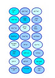 PHRASAL VERBS MEMORY GAME