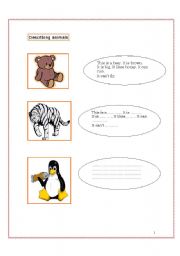 English worksheet: Describing Animals