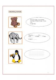 English Worksheet: Describing Animals