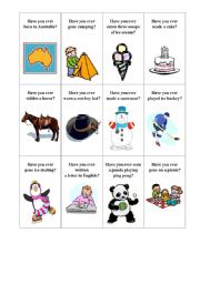 English Worksheet: Present Perfect 