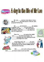 English Worksheet: Mr Lee