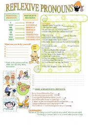 English Worksheet: Reflexive Pronouns