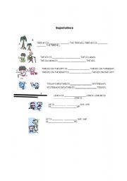 English Worksheet: The superlatives