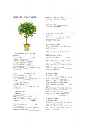 Fill in the Blanks: Lemon tree- Fools Garden