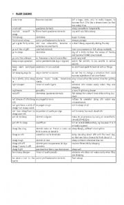 English Worksheet: sleep idiom