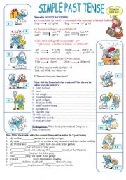 English Worksheet: Simple Past Tense