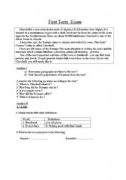 English worksheet: Describing a place Reading