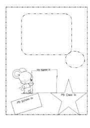 English worksheet: Book Cover