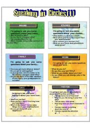 Speaking cards : Common/Basic questions