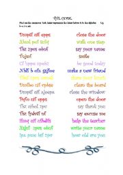 English Worksheet: the code