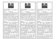 English Worksheet: Willian Shakespeare: life and works 2