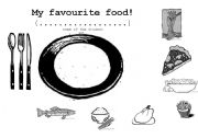 English Worksheet: My favourite food!