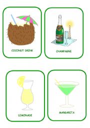 DRINKS FLASHCARDS 1