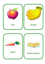 FOOD FLASHCARDS 2