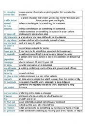 vocabulary in the comunity.