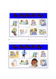 Bingo_Daily Routine Verbs (2)