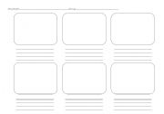 Storyboard template